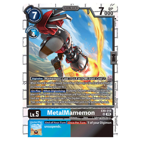Digimon Card Game - EX-09: Extra Booster Versus Monsters - MetalMamemon - (SR) - EX9-018