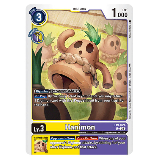 Digimon Card Game - EX-09: Extra Booster Versus Monsters - Hanimon - (C) - EX9-024