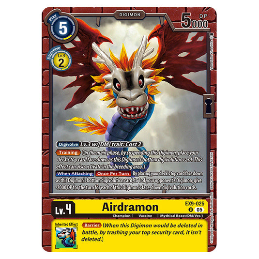 Digimon Card Game - EX-09: Extra Booster Versus Monsters - Airdramon - (U) - EX9-025