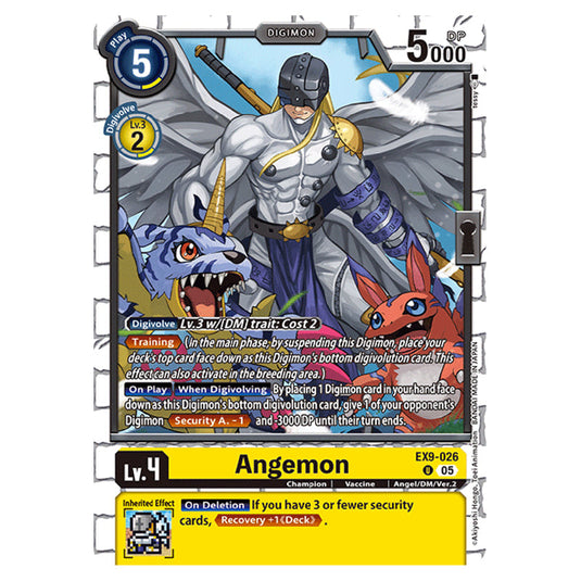 Digimon Card Game - EX-09: Extra Booster Versus Monsters - Angemon - (U) - EX9-026