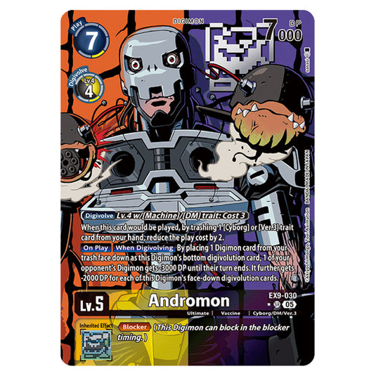 Digimon Card Game - EX-09: Extra Booster Versus Monsters - Andromon - (Alternative Art) - EX9-030a