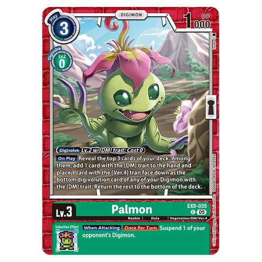 Digimon Card Game - EX-09: Extra Booster Versus Monsters - Palmon - (C) - EX9-035