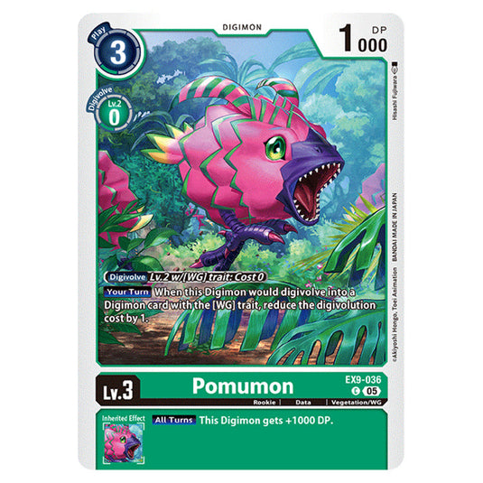 Digimon Card Game - EX-09: Extra Booster Versus Monsters - Pomumon - (C) - EX9-036
