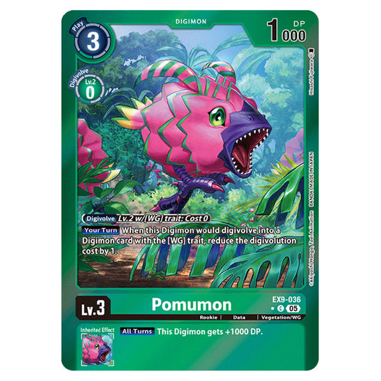 Digimon Card Game - EX-09: Extra Booster Versus Monsters - Pomumon - (Alternative Art) - EX9-036a