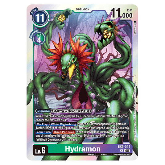 Digimon Card Game - EX-09: Extra Booster Versus Monsters - Hydramon - (R) - EX9-044