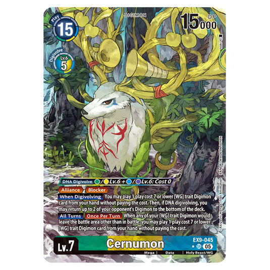 Digimon Card Game - EX-09: Extra Booster Versus Monsters - Cernumon - (Alternative Art) - EX9-045a