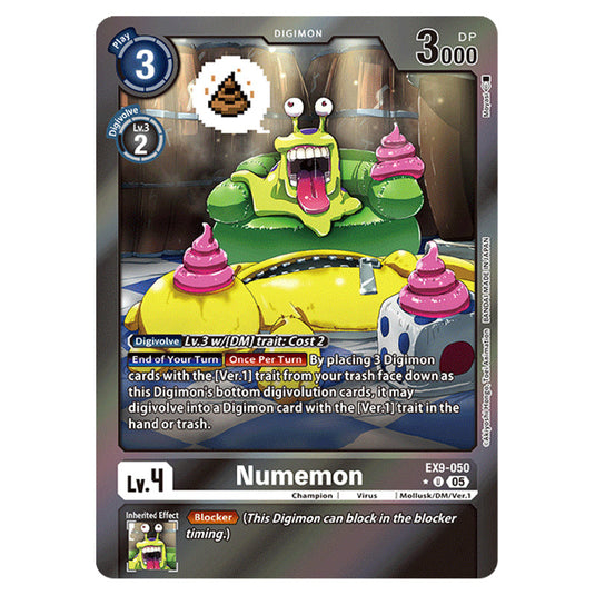 Digimon Card Game - EX-09: Extra Booster Versus Monsters - Numemon - (Alternative Art) - EX9-050a