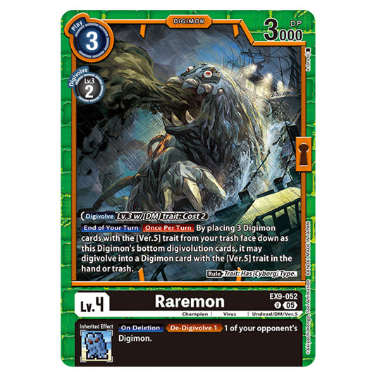 Digimon Card Game - EX-09: Extra Booster Versus Monsters - Raremon - (U) - EX9-052