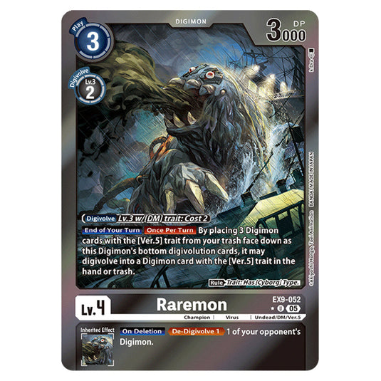 Digimon Card Game - EX-09: Extra Booster Versus Monsters - Raremon - (Alternative Art) - EX9-052a