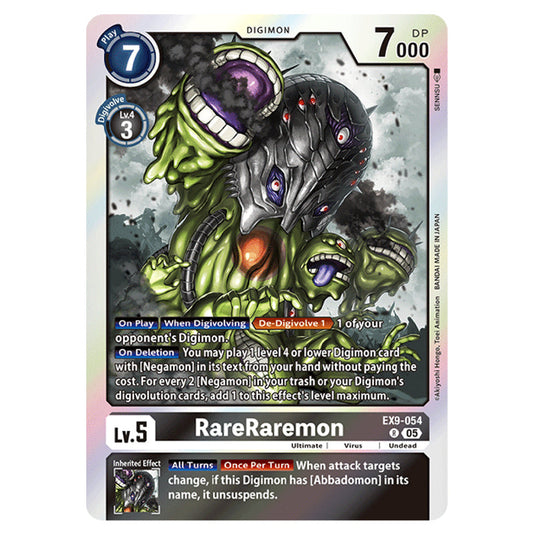 Digimon Card Game - EX-09: Extra Booster Versus Monsters - RareRaremon - (R) - EX9-054
