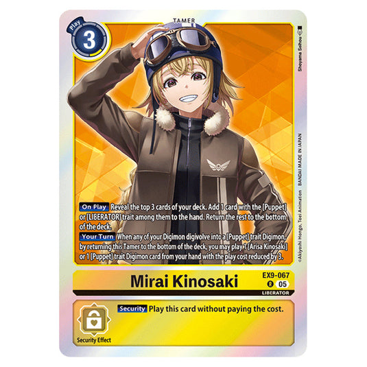 Digimon Card Game - EX-09: Extra Booster Versus Monsters - Mirai Kinosaki - (R) - EX9-067