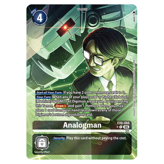 Digimon Card Game - EX-09: Extra Booster Versus Monsters - Analogman - (Alternative Art) - EX9-068a