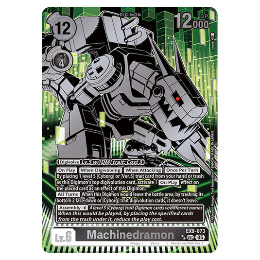 Digimon Card Game - EX-09: Extra Booster Versus Monsters - Machinedramon - (Alternative Art) - EX9-073b