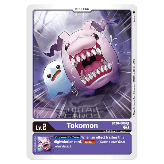 Digimon Card Game - BT10 - Xros Encounter - Tokomon (U) - BT10-006