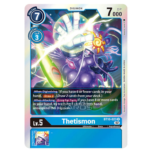 Digimon Card Game - BT10 - Xros Encounter - Thetismon (R) - BT10-023