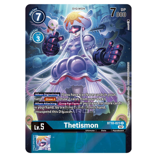 Digimon Card Game - BT10 - Xros Encounter - Thetismon (R) - BT10-023A