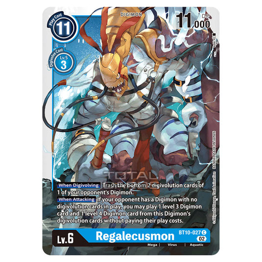 Digimon Card Game - BT10 - Xros Encounter - Regalecusmon (C) - BT10-027