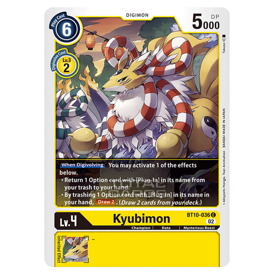 Digimon Card Game - BT10 - Xros Encounter - Kyubimon (C) - BT10-036