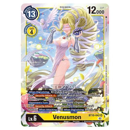 Digimon Card Game - BT10 - Xros Encounter - Venusmon (SR) - BT10-042