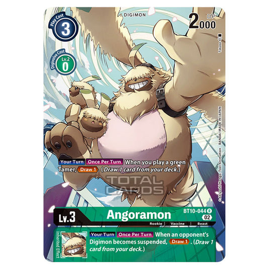 Digimon Card Game - BT10 - Xros Encounter - Angoramon (R) - BT10-044A