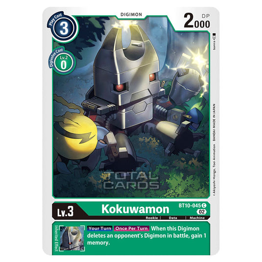 Digimon Card Game - BT10 - Xros Encounter - Kokuwamon (C) - BT10-045