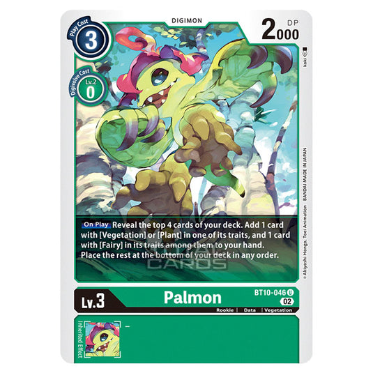 Digimon Card Game - BT10 - Xros Encounter - Palmon (U) - BT10-046