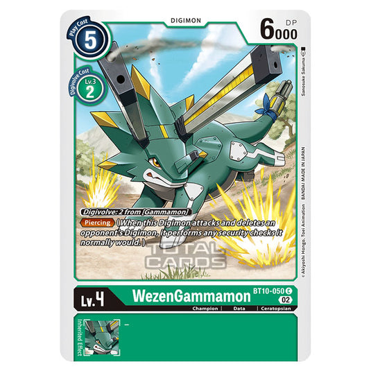 Digimon Card Game - BT10 - Xros Encounter - WezenGammamon (C) - BT10-050