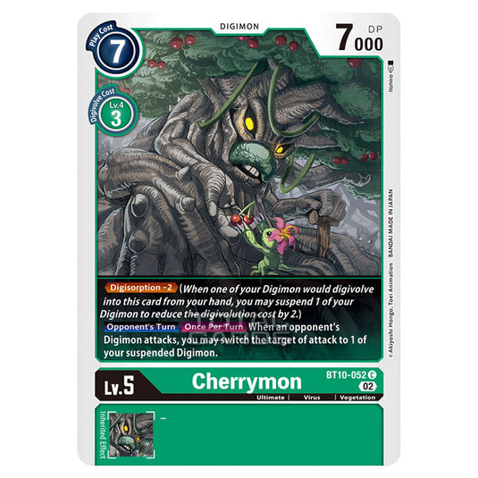 Digimon Card Game - BT10 - Xros Encounter - Cherrymon (C) - BT10-052