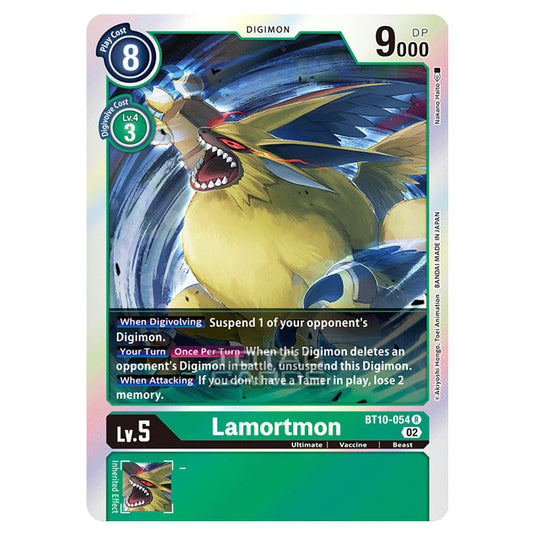 Digimon Card Game - BT10 - Xros Encounter - Lamortmon (R) - BT10-054