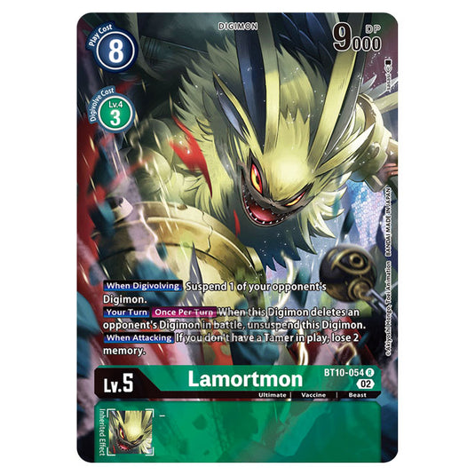 Digimon Card Game - BT10 - Xros Encounter - Lamortmon (R) - BT10-054A