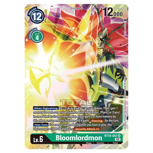 Digimon Card Game - BT10 - Xros Encounter - Bloomlordmon (SR) - BT10-057