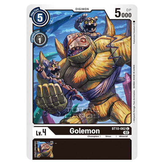 Digimon Card Game - BT10 - Xros Encounter - Golemon (C) - BT10-062