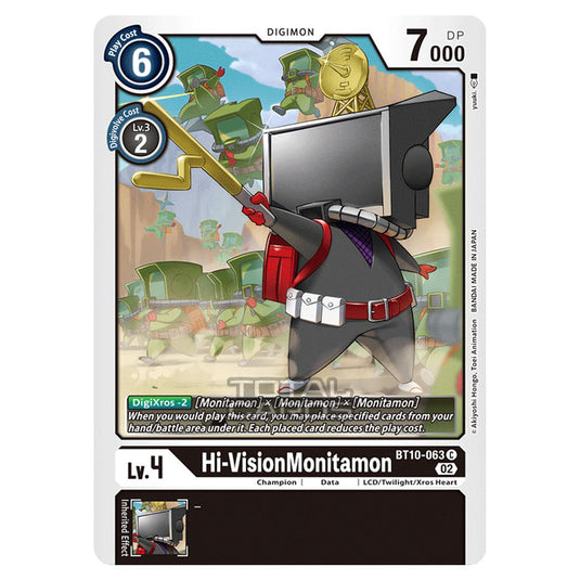 Digimon Card Game - BT10 - Xros Encounter - Hi-VisionMonitamon (C) - BT10-063