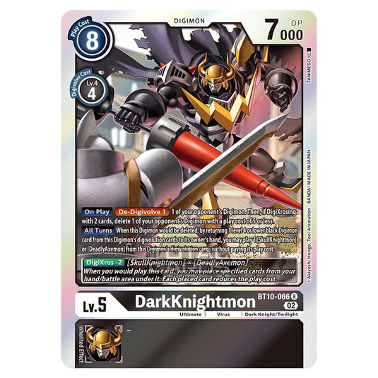 Digimon Card Game - BT10 - Xros Encounter - DarkKnightmon (R) - BT10-066