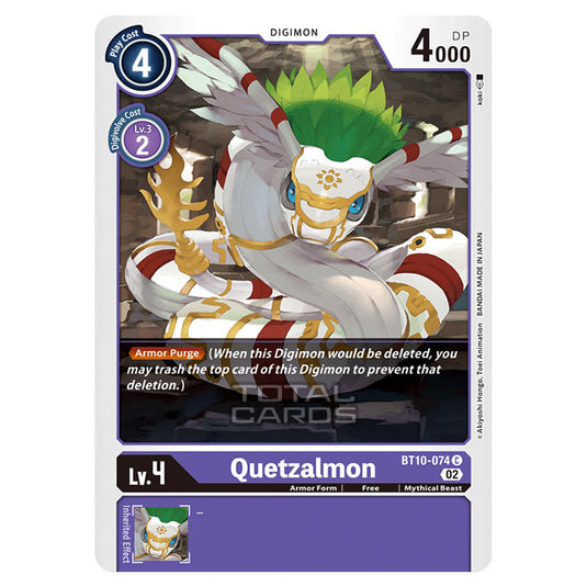 Digimon Card Game - BT10 - Xros Encounter - Quetzalmon (C) - BT10-074