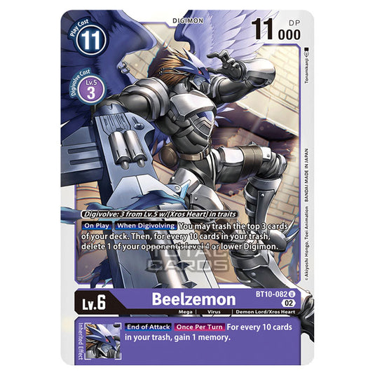 Digimon Card Game - BT10 - Xros Encounter - Beelzemon (U) - BT10-082