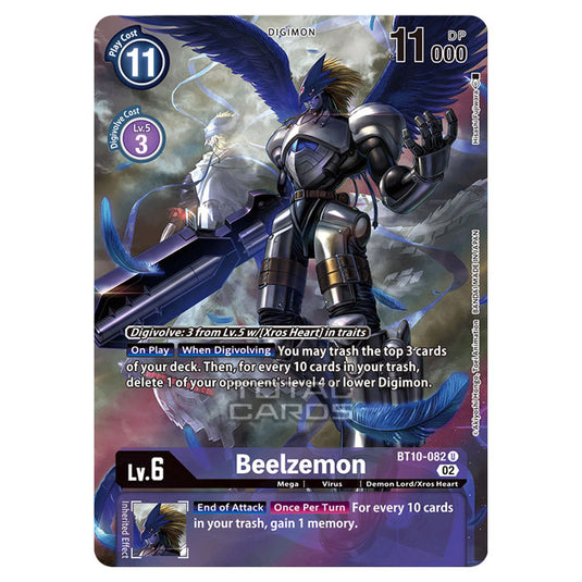 Digimon Card Game - BT10 - Xros Encounter - Beelzemon (U) - BT10-082A