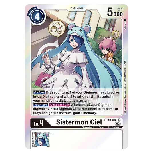 Digimon Card Game - BT10 - Xros Encounter - Sistermon Ciel (R) - BT10-085