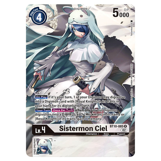Digimon Card Game - BT10 - Xros Encounter - Sistermon Ciel (R) - BT10-085A