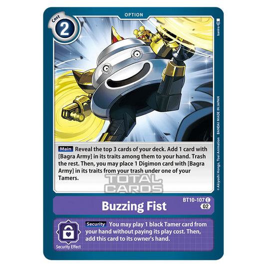 Digimon Card Game - BT10 - Xros Encounter - Buzzing Fist (C) - BT10-107