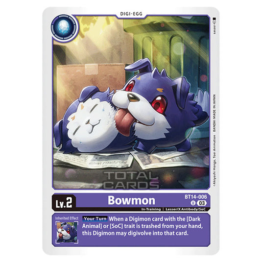 Digimon Card Game - BT14 - Blast Ace - Bowmon - (Uncommon) - BT14-006