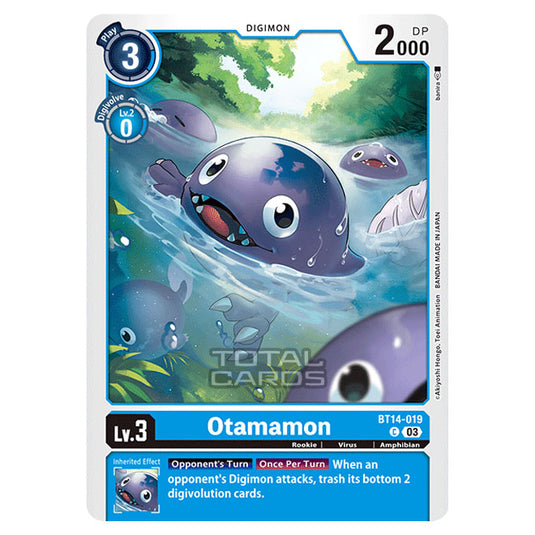 Digimon Card Game - BT14 - Blast Ace - Otamamon - (Common) - BT14-019