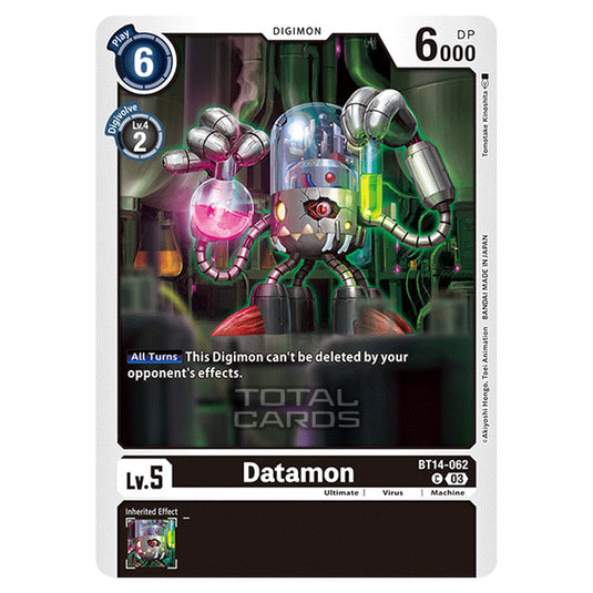 Digimon Card Game - BT14 - Blast Ace - Datamon - (Common) - BT14-062