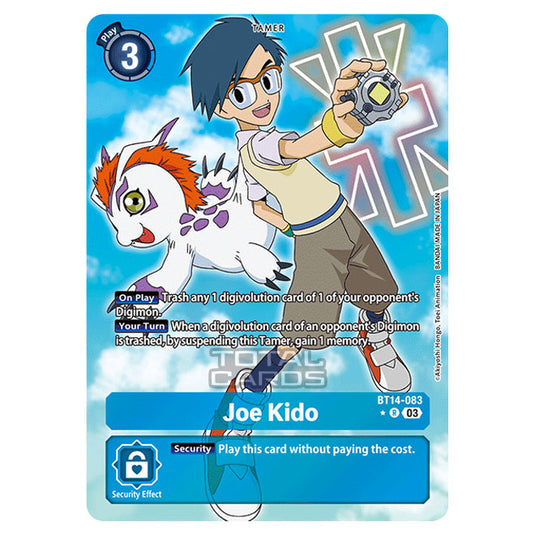 Digimon Card Game - BT14 - Blast Ace - Joe Kido - (Alternative Art) - BT14-083b