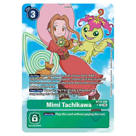 Digimon Card Game - BT14 - Blast Ace - Mimi Tachikawa - (Alternative Art) - BT14-085b