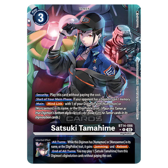 Digimon Card Game - BT14 - Blast Ace - Satsuki Tamahime - (Alternative Art) - BT14-086b