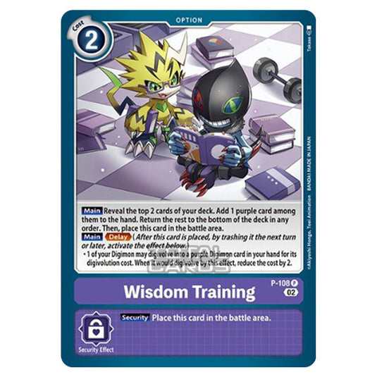 Digimon Card Game - BT14 - Blast Ace - Wisdom Training - (Promo) - P-108