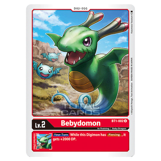 Digimon Card Game - Release Special Booster Ver.1.0 (BT01-03) - Bebydomon (Uncommon) - BT1-002