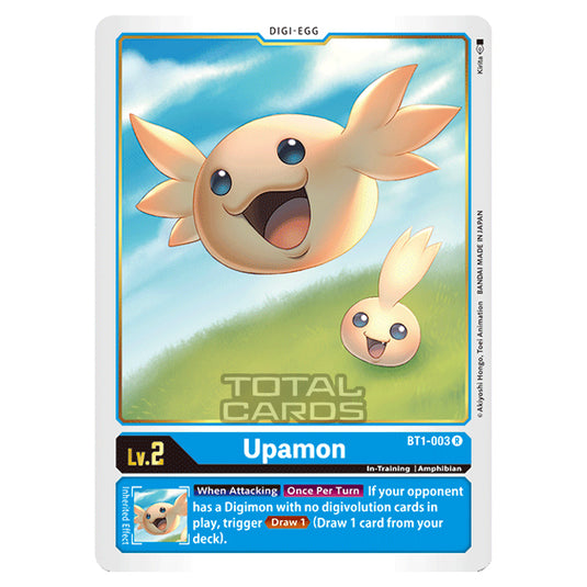 Digimon Card Game - Release Special Booster Ver.1.0 (BT01-03) - Upamon (Rare) - BT1-003