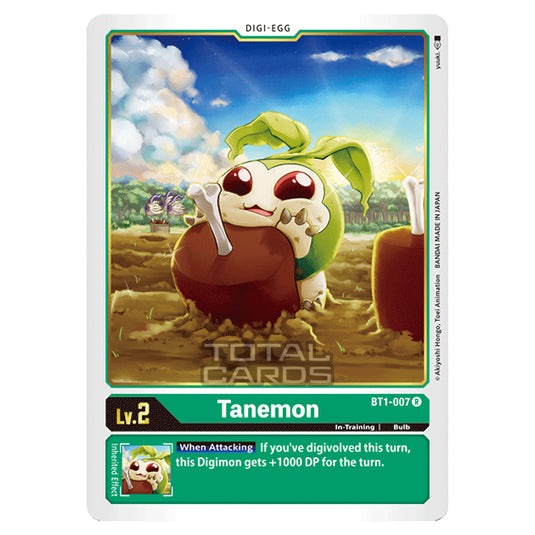 Digimon Card Game - Release Special Booster Ver.1.0 (BT01-03) - Tanemon (Rare) - BT1-007